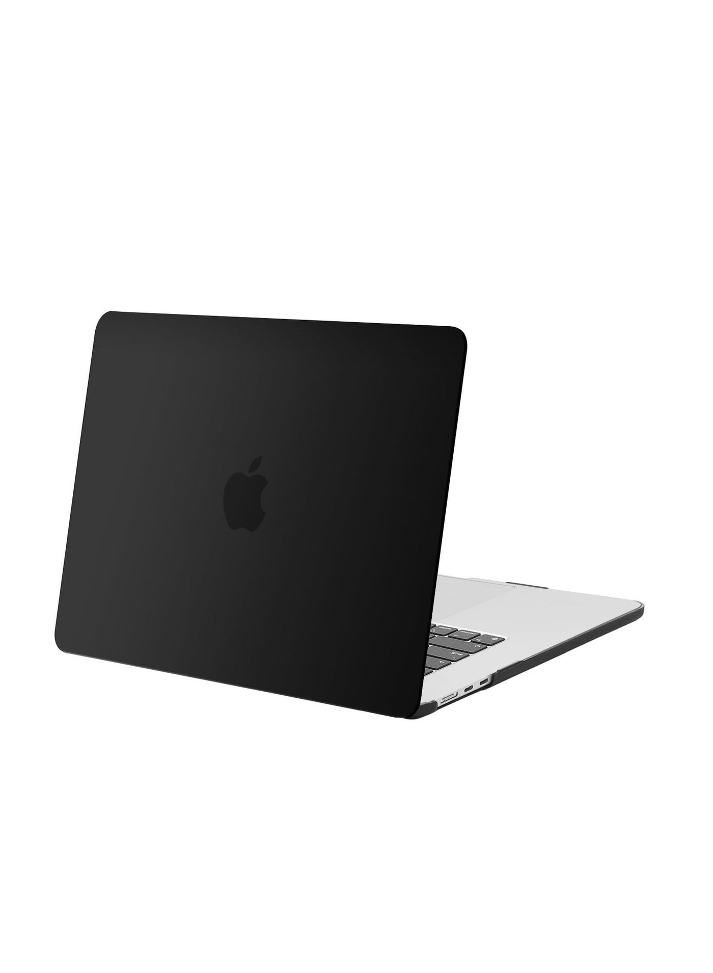 Hard Shell Case Protective Snap On Cover Compatible with MacBook Air New 15 Inch 2023 Release A2941 M2 Chip w/Liquid Retina Display Touch ID/Protective Plastic Hard Shell Case (Black)