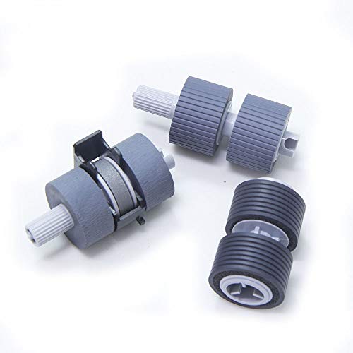 YANZEO Scanner Brake and Pick Roller Set PA03338-K011 PA03576-K010 for FI-6670 Fi-6770 6770A 5650C FI-5650C FI-5750C 5750 - Image 1
