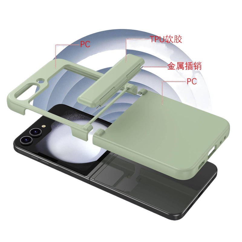 Protective Case | Drop Protection | Shockproof Cover for Samsung Galaxy Z Flip 6 | Purple Silicone | Shockproof - Image 5