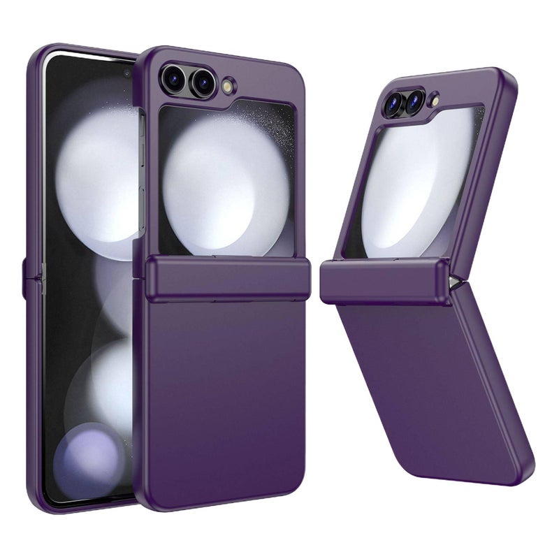 Protective Case | Drop Protection | Shockproof Cover for Samsung Galaxy Z Flip 6 | Purple Silicone | Shockproof - Image 1