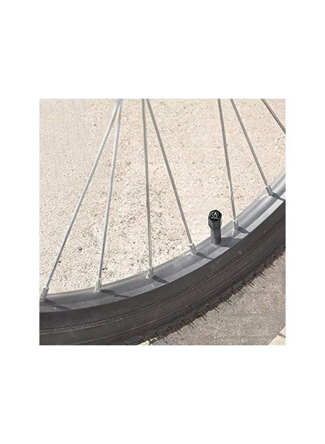 S-TOP Tire Valve Stem Caps for Acura, Decoration Accessory Tire Air Caps Cover for Acura ILX TLX RLX RDX MDX NSX, 4PCS - Image 1