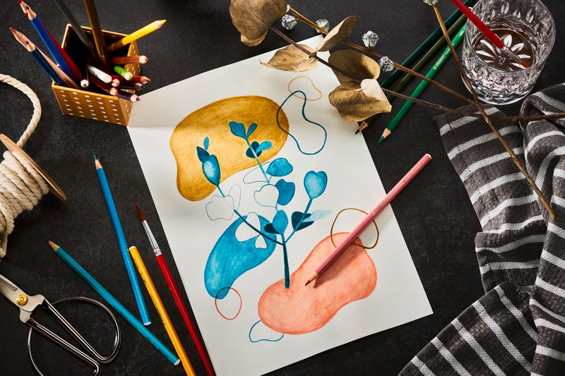 STABILO Aquarellable Colouring Pencil - STABILOaquacolor ARTY - Pack of 12 - Assorted Colors - Image 2