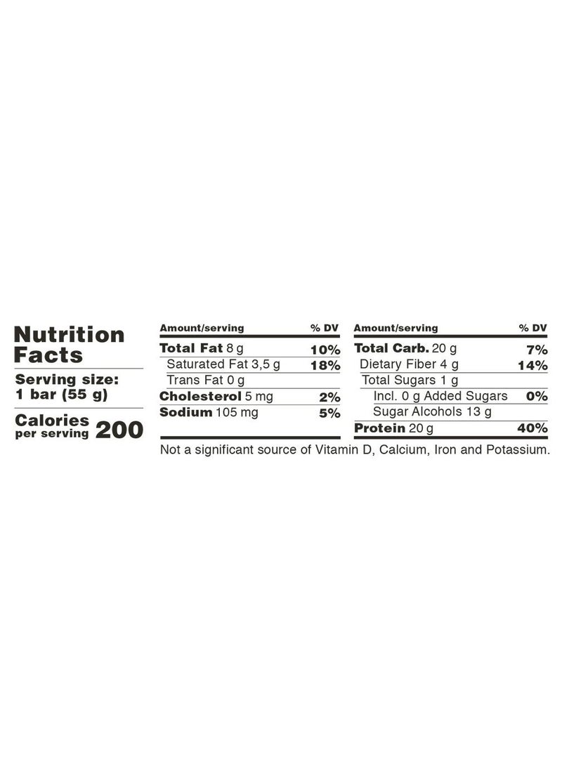 Barebells Protein Bars Caramel Cashew Pack of 12 No Sugar  - Image 2