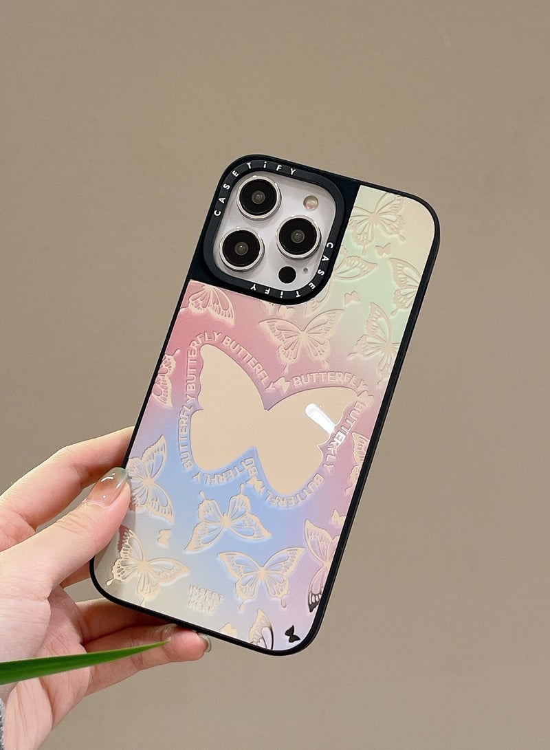 Casetify For iPhone 14 Pro Max Case Butterfly Pattern Magnetic Adsorption Phone Cover - Image 3