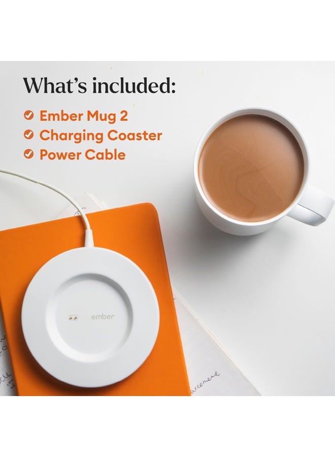 Ember Temperature Control Smart Mug 2, 10 Oz, App-Controlled Heated Coffee Mug with 80 Min Battery Life and Improved Design, White - Image 5