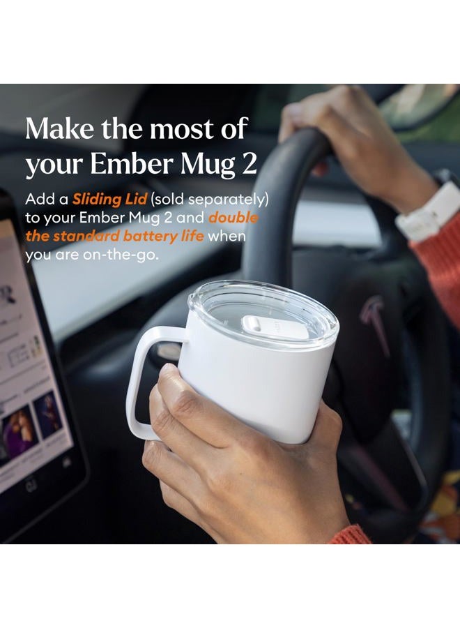 Ember Temperature Control Smart Mug 2, 10 Oz, App-Controlled Heated Coffee Mug with 80 Min Battery Life and Improved Design, White - Image 4