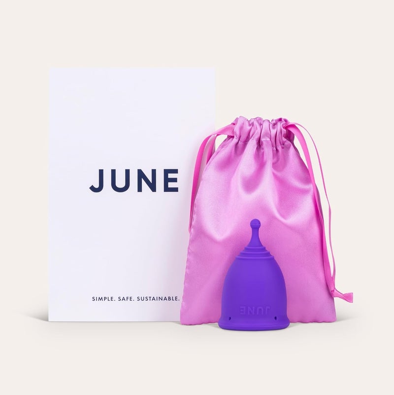 JUNE June Menstrual Cup - Soft (Clear, Mini (1 Pack)) 