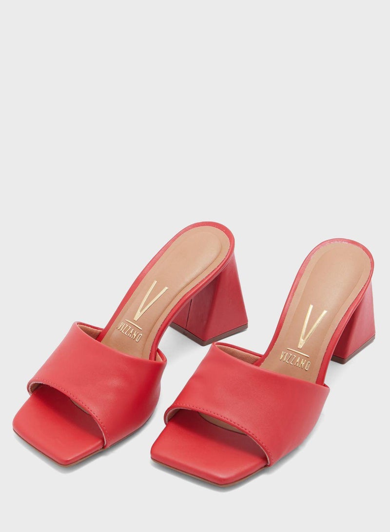 VIZZANO High Heels Sandals with Back Strap – Elegant sling Back Heels for Girls & Ladies - Image 4