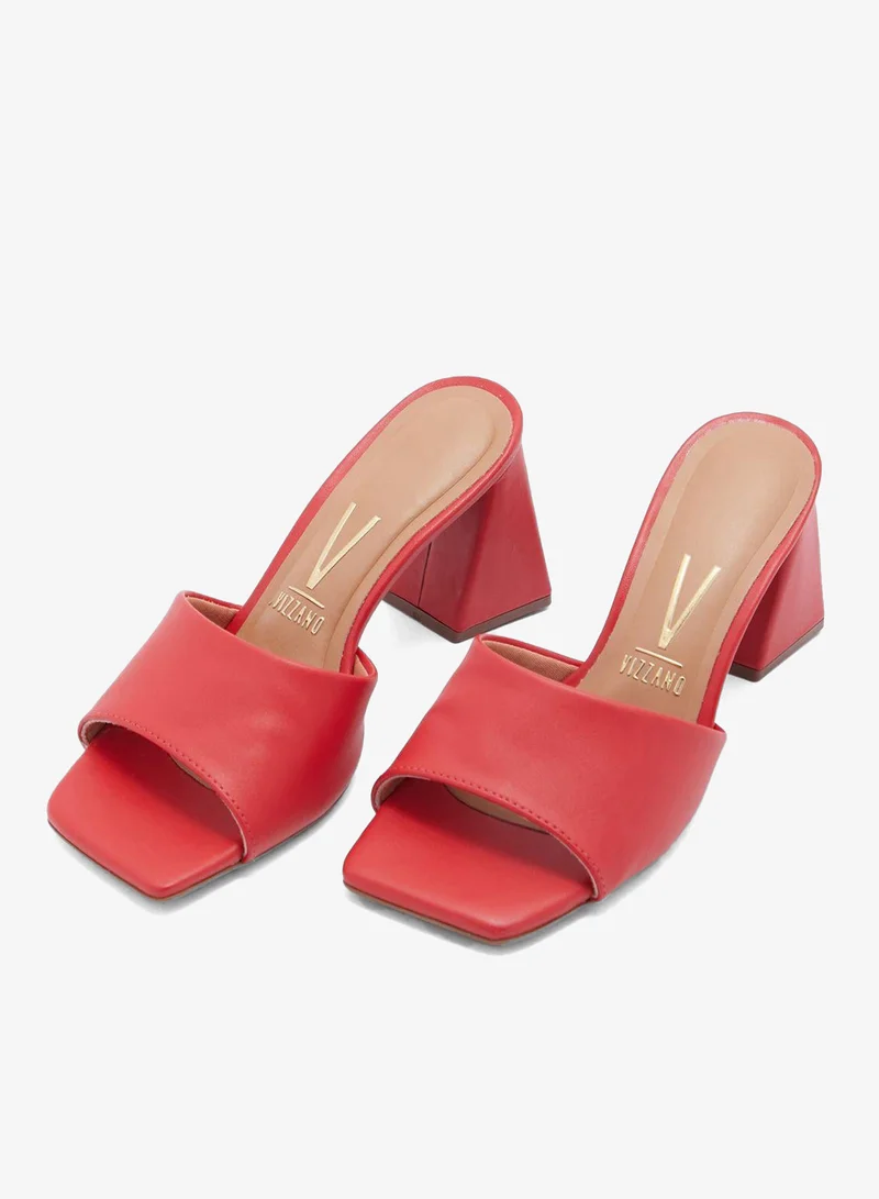 VIZZANO Red High Heels Sandals with Back Strap – Elegant sling Back Heels for Girls & Ladies for Women | Best Price UAE