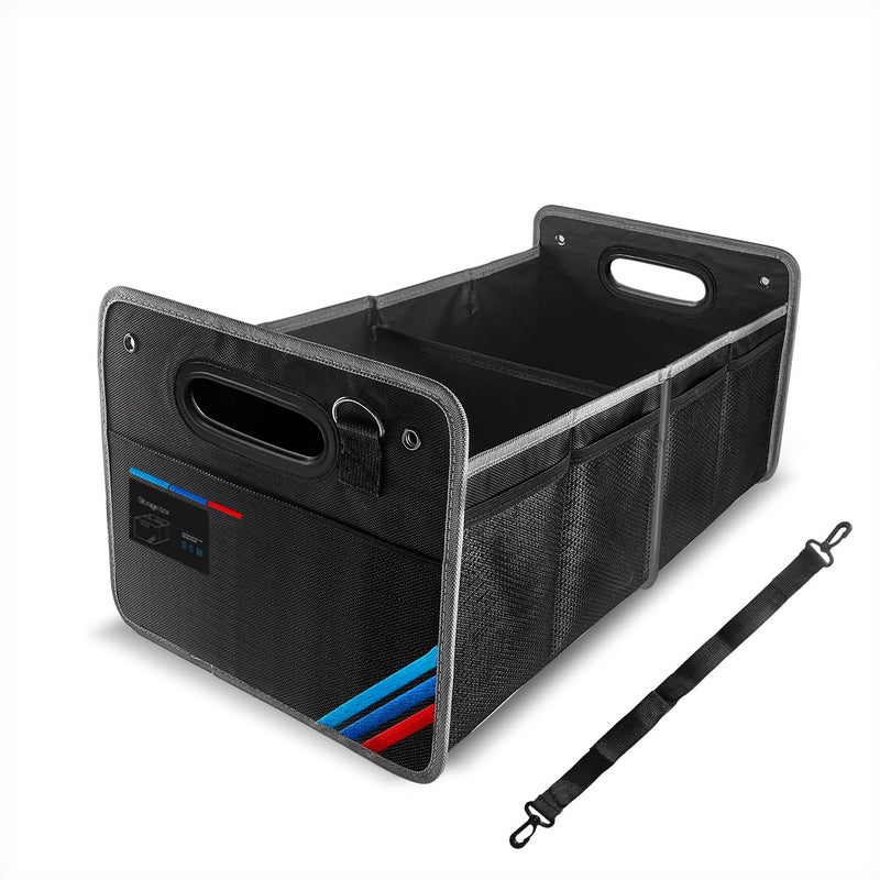 Junsungo Car Trunk Organizer, Waterproof Collapsible Portable Multipurpose Storage Box, Tool Grocery bag organizer, Organizer For X1 X3 X5 E30 Suv Garage Home - Image 1