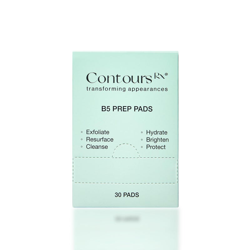 Contours Rx Eyelid Prep Pads, Eyelid Cleanser, Oil-Free Makeup Eye Cleaning Wipes â€“ Exfoliate Scrub & Hydrate to Prepare Eyes for LIDS BY DESIGN Correcting Strips - 30 Pack - Image 1