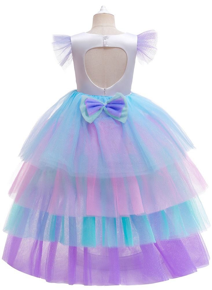 Princess Cap Sleeve Maxi Dress - Image 2