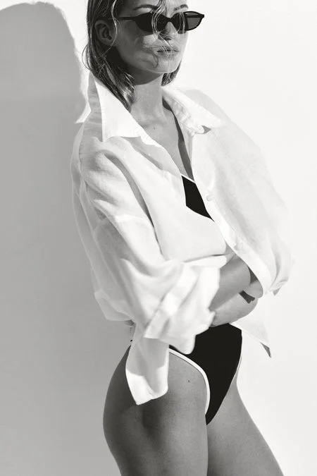 H&M Linen beach shirt