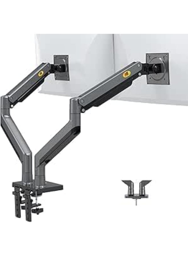 G35 Dual Monitor Stand with Gas Spring Arms for 22-32 Inch Screens, Fully Adjustable, 4.4-33 lbs Load Capacity Per Arm - Image 1