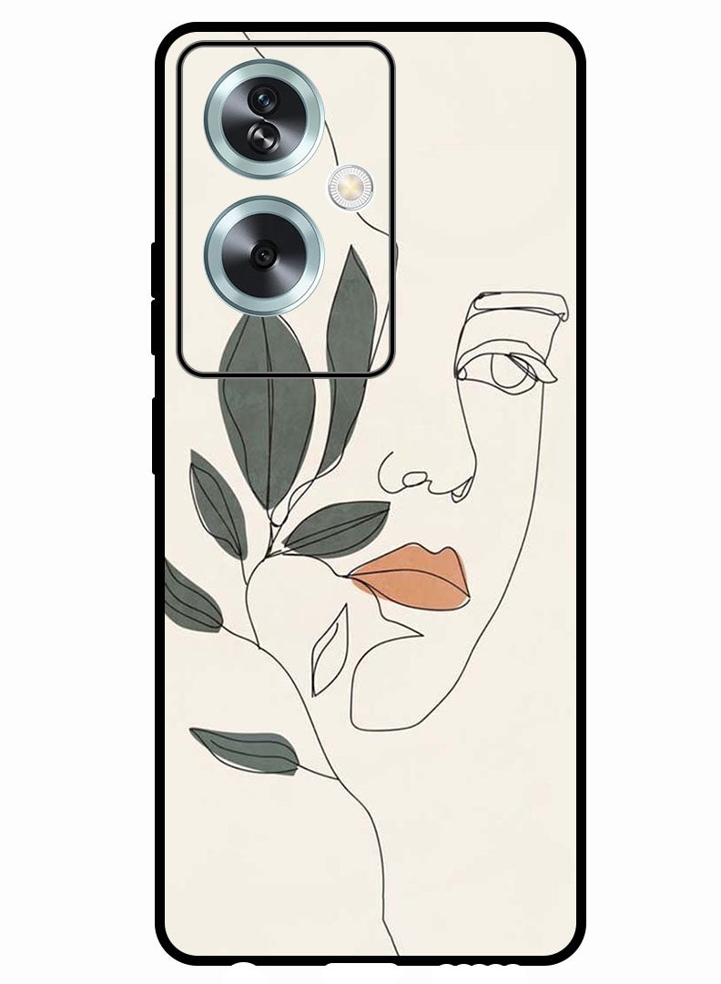Theodor Protective Case Anti Scratch Shock Proof Bumper Cover For Oppo A79 5G Girl Art - Image 1