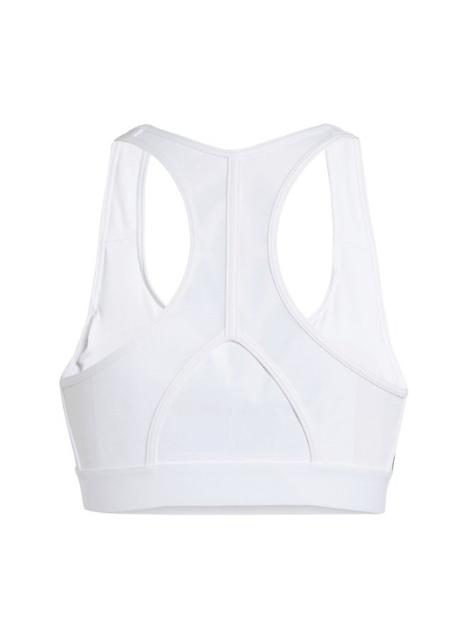 Adidas powerreact train medium support 3-stripes women bra - Image 4