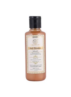 Khadi Natural Heena & Tulsi Extra Conditioning Herbal Hair Shampoo | Natural Hair Cleanser For Frizzy Hair | Shampoo For Making Hair Manageable | Sls & Paraben Free |Suitable For All Hair Types| 210 Ml  - Image 1