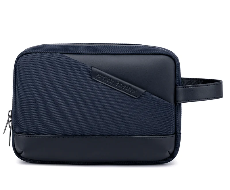 Arctic Hunter Blue Unisex Clutch Bag Durable Premium Water Resistant Carry All Bag with Multiple Pockets for Men and Women, K00691, Blue  | Best Price UAE