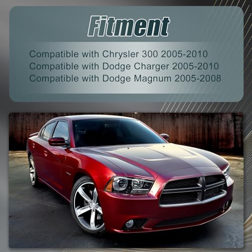 FZJDSD 1Pair Left & Right Side Windshield Pillar Molding Panel 04805889AC 04805889AD Fit for Chrysler 300 2005-2010 Fit for Dodge Charger 2005-2010 Magnum 2005-2008# 04805888AC 04805888AD - Image 3