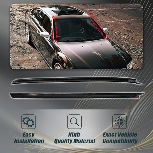 FZJDSD 1Pair Left & Right Side Windshield Pillar Molding Panel 04805889AC 04805889AD Fit for Chrysler 300 2005-2010 Fit for Dodge Charger 2005-2010 Magnum 2005-2008# 04805888AC 04805888AD - Image 5