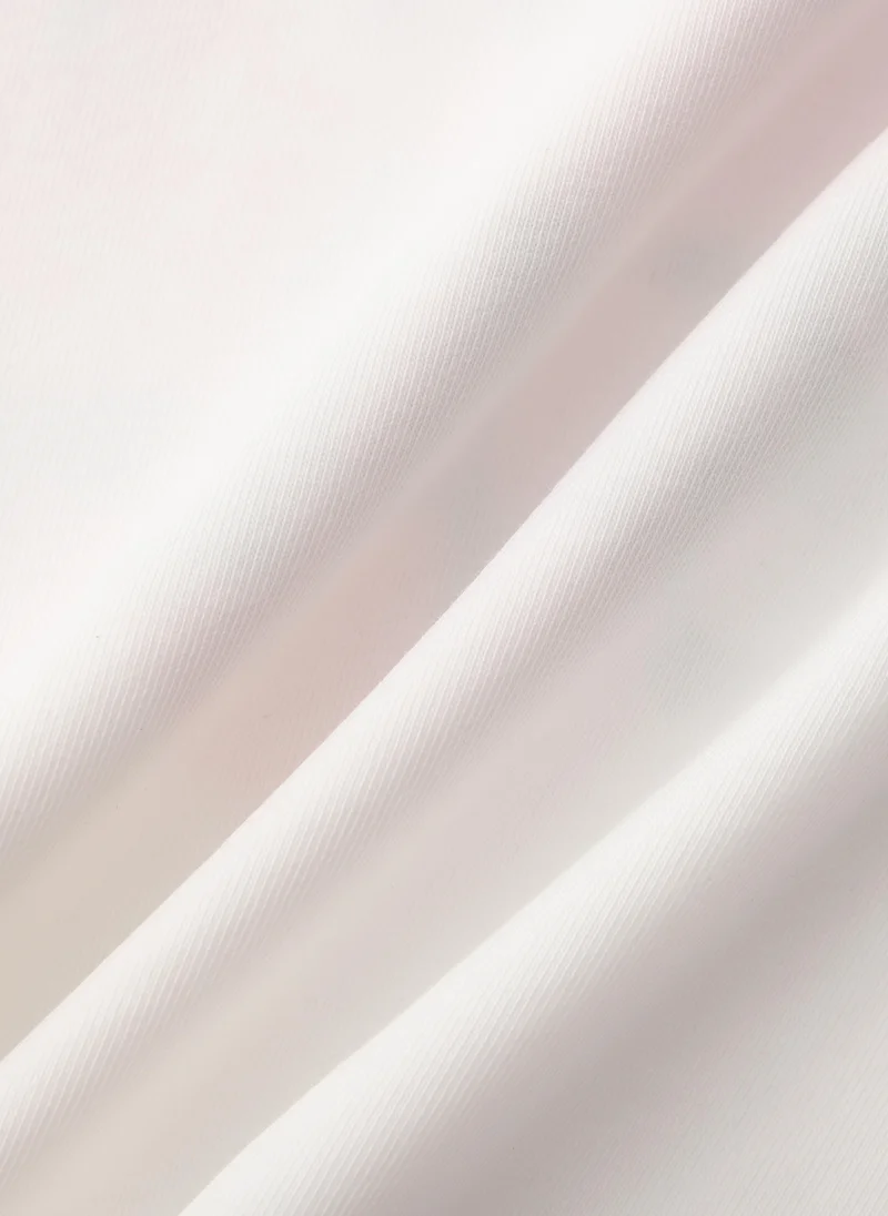 Balabala White Kids Girls Knit short sleeve suit for Women | Best Price UAE