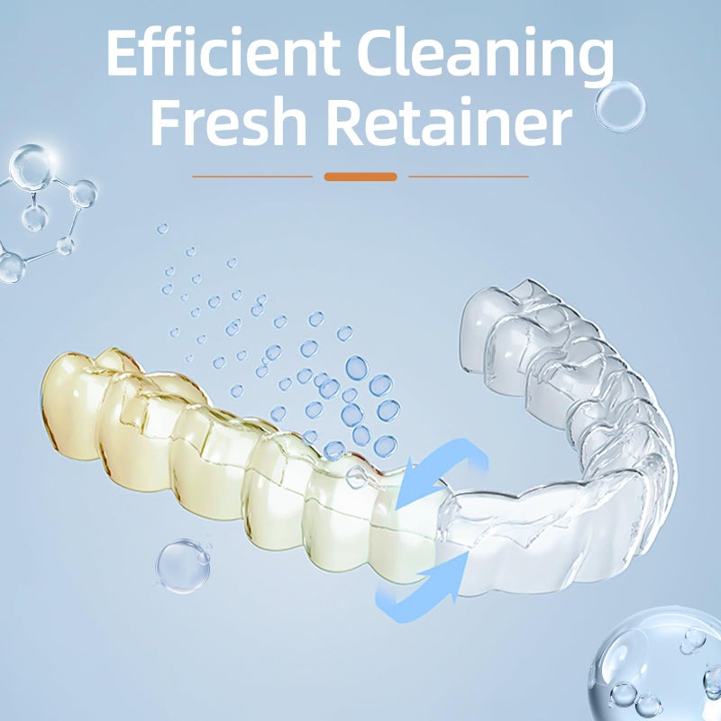 YKL Ultrasonic Retainer Cleaner Machine for Dental Appliances. 2 Cleaning Modesï¼ˆ42khz, 24wï¼Œ180ml Black,YKLï¼‰ - Image 4