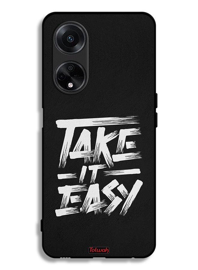 Tolwak Oppo A98 5G Protective Case Cover Take It Easy - Image 1