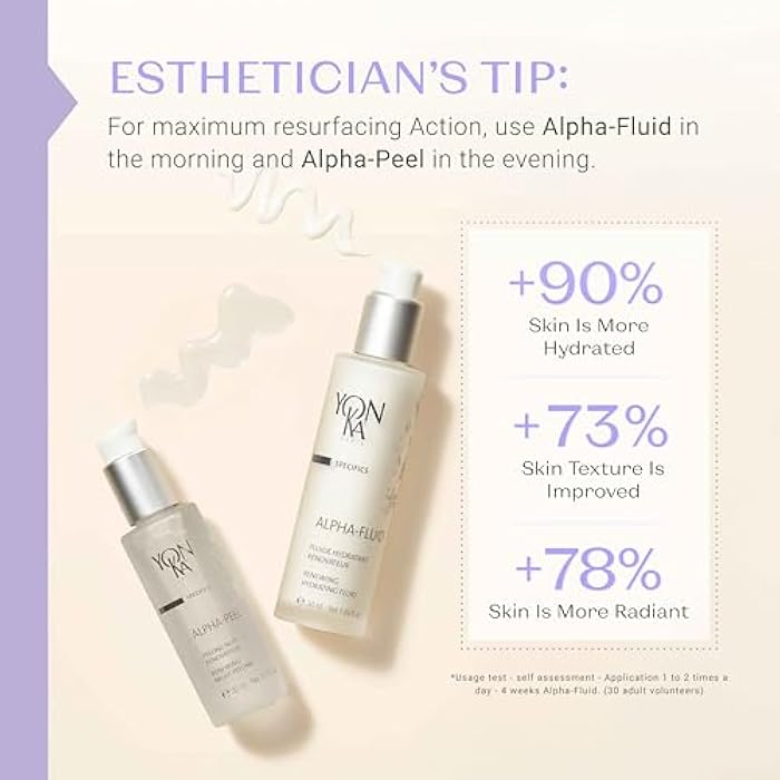 Yonka Alpha Fluid | Daily Face Moisturizer with Fruit AHA | Age Defense Serum for Fine Lines | Vitamin E & Rice Bran Oil | Hydrating Emulsion for All Skin Types | 1.69 fl oz - Image 2