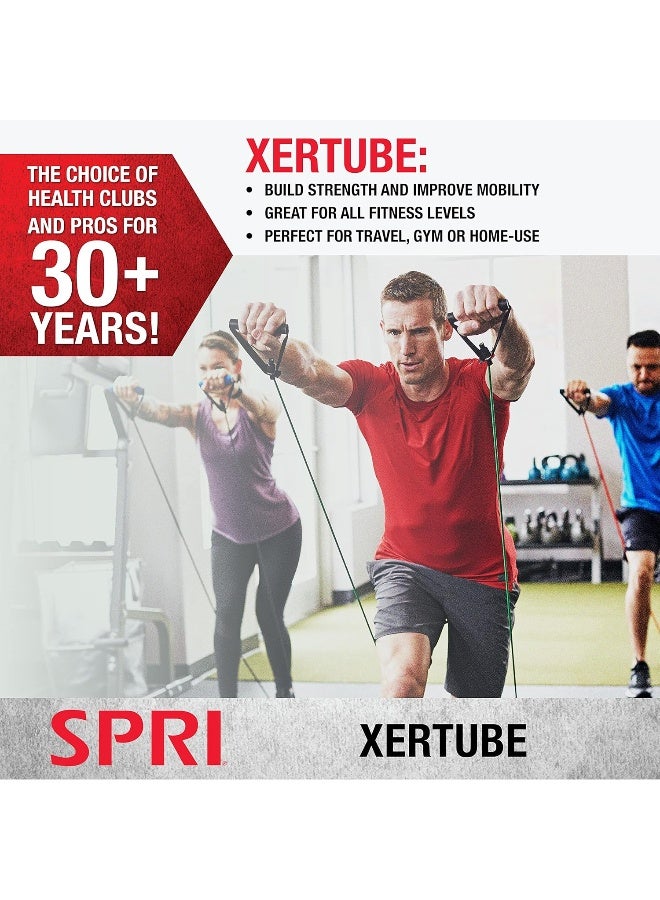 SPRI SPRI XT-M Xertube Resistance Bands with Handles  - Image 4