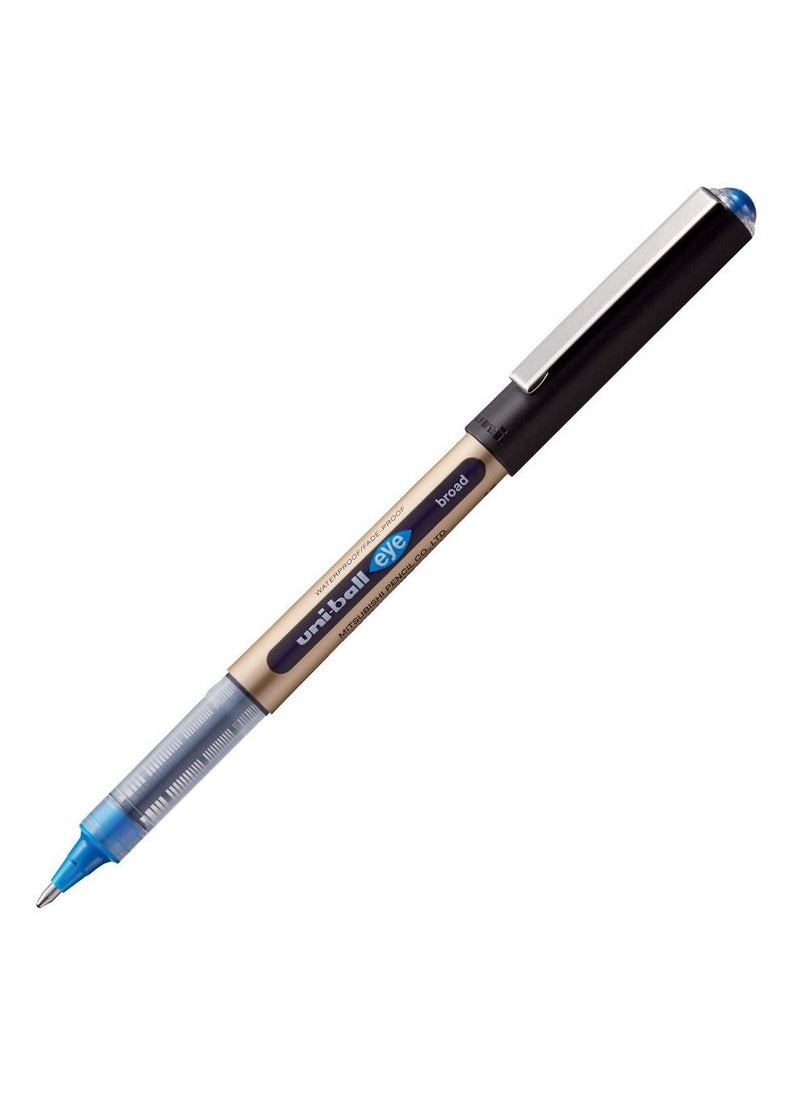 Uniball Uniball Eye Broad Roller Pen 1.0mm Tip Blue Ink  - Image 1