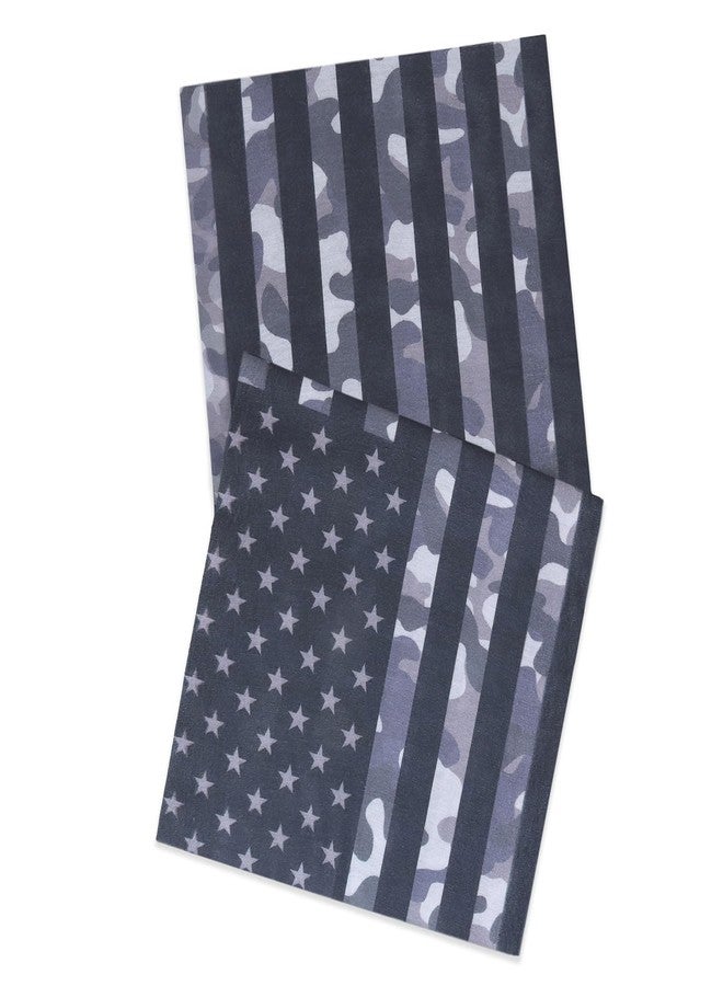 CHOK.LIDS Premium Design Cooling Neck Gaiters Breathable Reusable Washable Camo American Flag Wrap Floral Bandana Outdoor Covers (American Flag Navy Camo 1) - Image 1