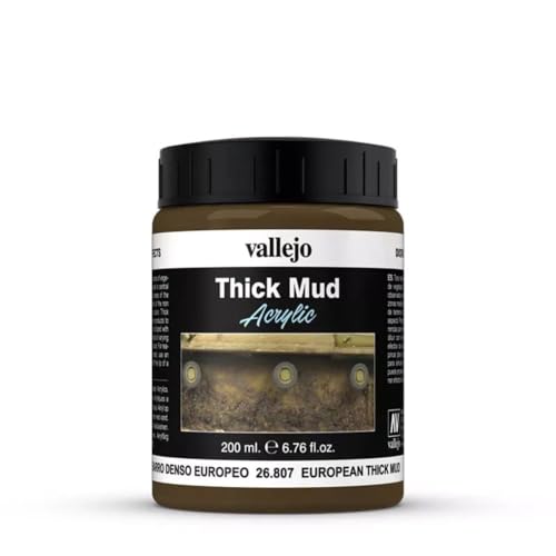 Vallejo - Diorama FX Thick Mud | European Mud 200 ml (6.76 fl.oz.) | Premium Acrylic Color For Modelers & Miniature Enthusiasts - Image 3