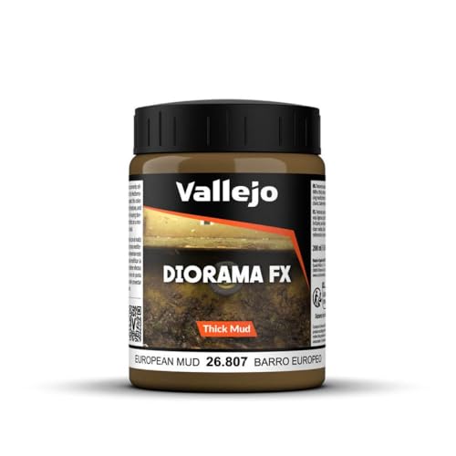 Vallejo - Diorama FX Thick Mud | European Mud 200 ml (6.76 fl.oz.) | Premium Acrylic Color For Modelers & Miniature Enthusiasts - Image 4