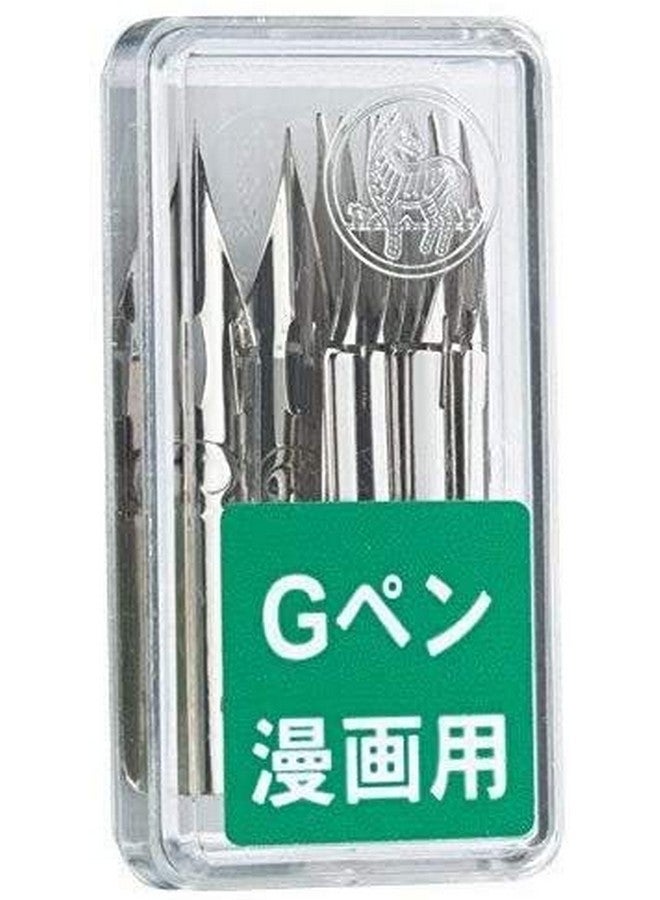 Tachikawa Comic Pen Nib Holder(T40) + Zebra Comic G Model Chrome Pen 10 Nibs(Pg6Cck) X2 Set - Image 4