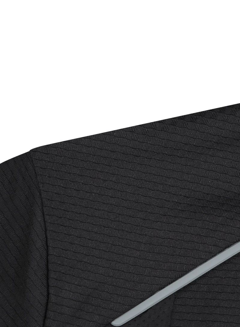 TOREAD Men's UPF50+ Breathable Knitted Sun Protection Jacket - Stretchable Mesh Design with Thumb Holes & Wide Brim Hood