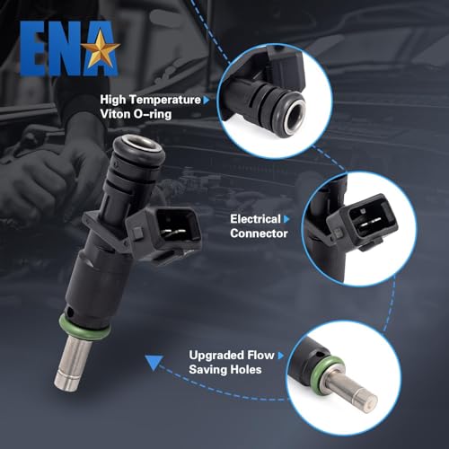 ENA Fuel Injector for FJ748 8001725N 13537531634 01G716B Set of 6 Compatible with BMW 125i 128i 323i 325i 325xi 328i xDrive 328xi 330Ci 330i 330xi 525i 525xi 528i 530xi X1 X3 X5 Z4 L6 30L 20082013 - Image 3