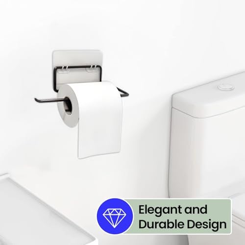 WonderStand Grippy (Set of 1) | Self Adhesive Toilet Paper Holder for Bathroom/Kitchen, Toilet Paper Roll Holder, Toilet Tissue Hanger - Image 5