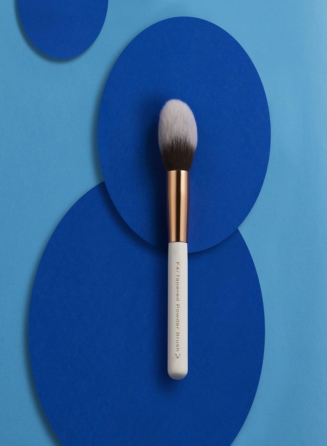Pigment Play Large Highlighter Brush (Professional Face Highlighter Brush for Blending | Soft Bristles, Cruelty Free, No Animal Fibre | Pack of 1), Multi (Tapered Powder Brush) - Image 3