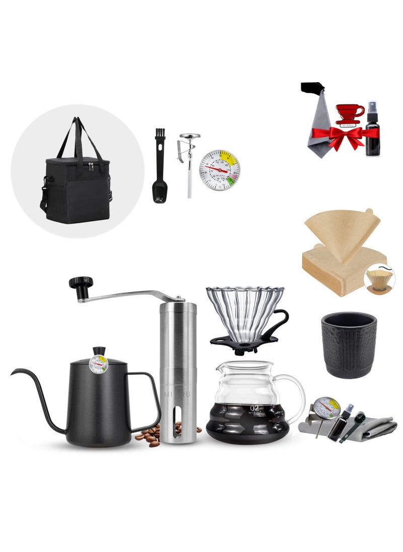 MIBRU - V60 Coffee Maker Drip Kit Set 9 Pieces Specialty Coffee Professional Tools Barista - Image 1