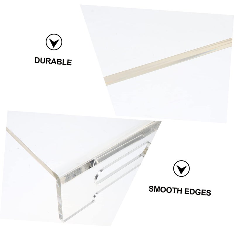 Ergonomic Monitor Stand Riser Height Adjustable Desktop Display Bracket for Office Home - Image 5