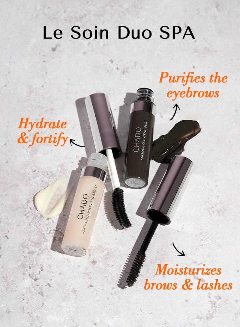 CHADO Le Soin Duo SPA - Brow + Lash Mask & Serum - Image 1