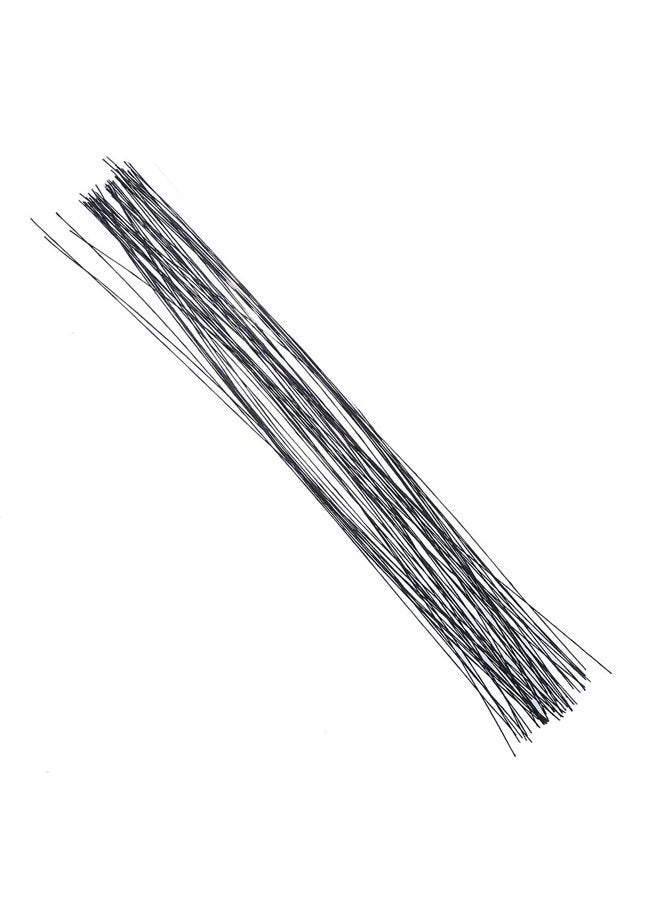 Decora 26 Gauge Black Floral Wire 16 inch,50/Package - Image 1