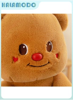 HALAMODO Butter Bear Plush Toy with Bone-Shaped Flower in Hand - A 25cm Adorable Cartoon Doll for Hugging, Perfect as a Birthday Gift, and an Ideal Decor for Bedroom, Living Room, and Desk  - Image 3