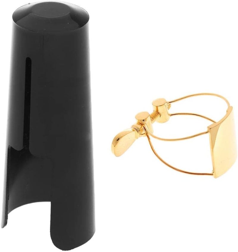 klarako Tenor Saxophone Ligature with Wooden Cap Tenor Sax Replacement Part - Image 1