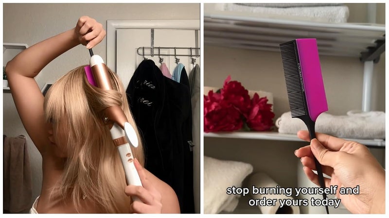CONTOURE STYLE’nBLADE Professional Hair Styling Comb with Silicone Heat Shield Guard Protection/High Heat Resistance/Reduce Scalp Head Finger Burns from Curling Irons and Hot Hair Appliances - Image 5
