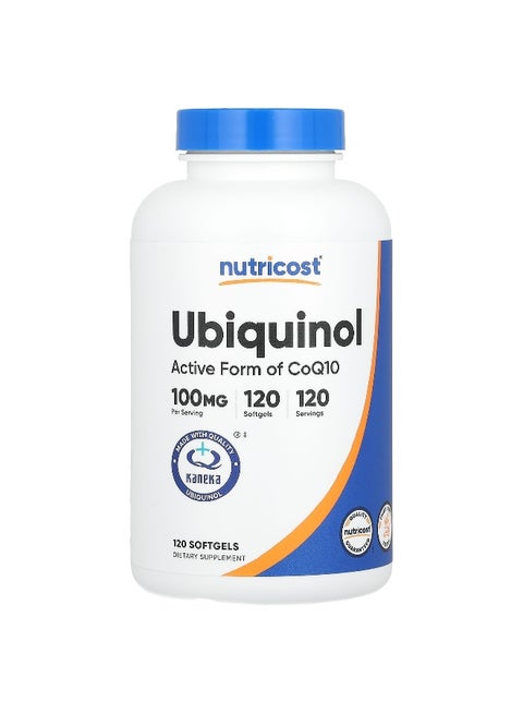 Nutricost, Ubiquinol, 100 mg, 120 Softgels