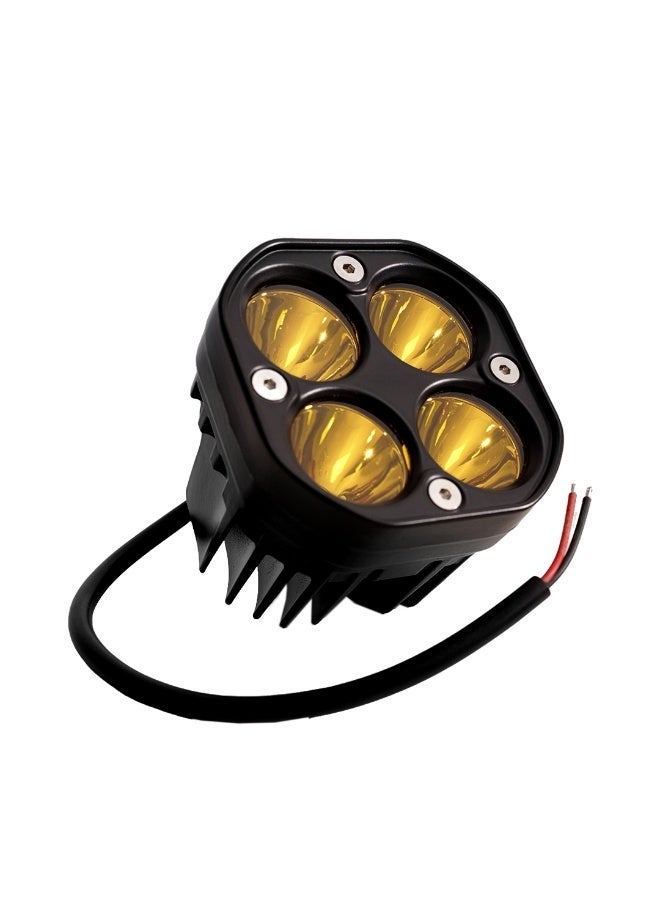 أضواء العمل LED الصفراء المقاومة للماء TBS S40 للقيادة على الطرق الوعرة 1 قطعة 3 بوصة 40 واط لجيب 4X4 على الطرق الوعرة - Image 1