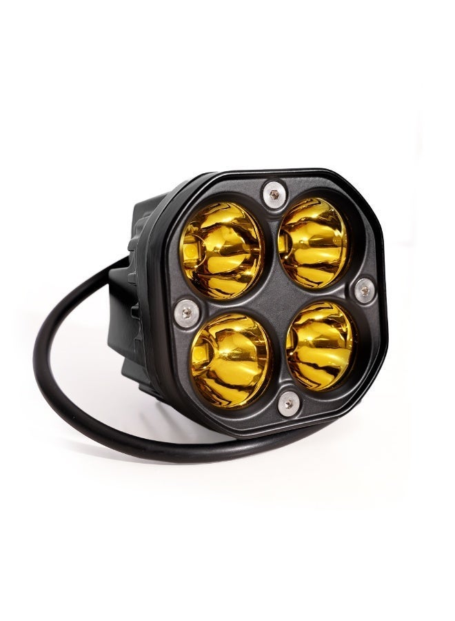 أضواء العمل LED الصفراء المقاومة للماء TBS S40 للقيادة على الطرق الوعرة 1 قطعة 3 بوصة 40 واط لجيب 4X4 على الطرق الوعرة - Image 2