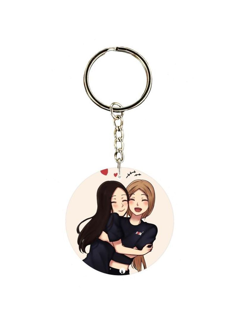 Girls Printed Keychain