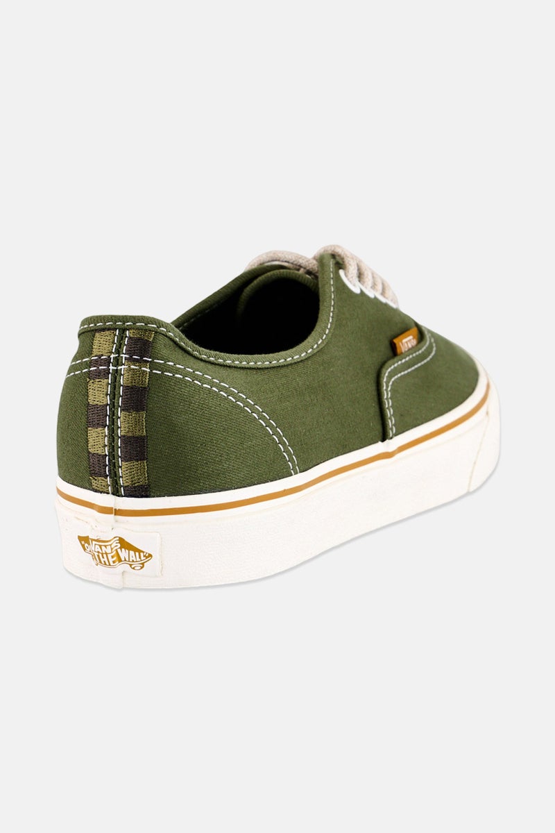 VANS Men Authentic Lace Up Skateboard Shoes, Olive - Image 4